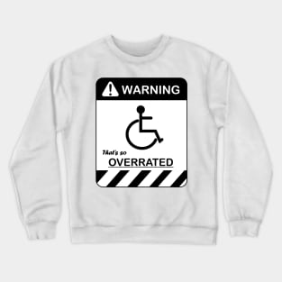 chistes en silla de ruedas Crewneck Sweatshirt